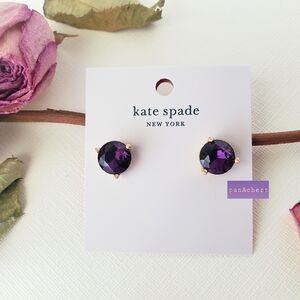 Kate Spade Purple Stud Earrings